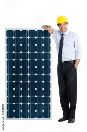 Photo: Business with solar energy Business with solar energy