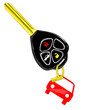 Car key ring vector Car key ring vector