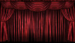 Red Stage Curtains Red Stage Curtains