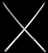 Samurai Katana On Black 04