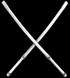 Samurai Katana With Sheath On Black 04