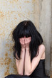 Crying young girl