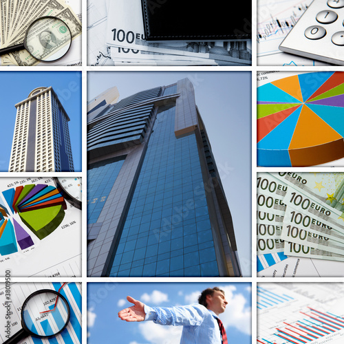 Illustration: Financial and business charts and graphs Financial and business charts and graphs