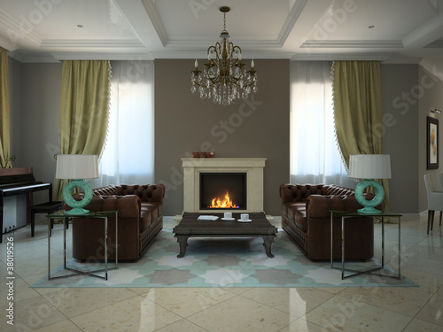 Country Living Room Designs on Living Room In The Modern Country House Dmitry Koksharov 38019526