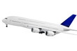 Modern airplane  on white.