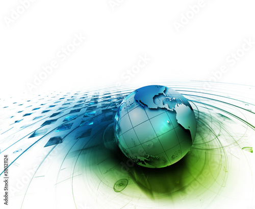 Illustration: abstract technology abstract technology