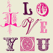 Vintage Letters Vintage Letters