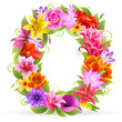 Buchstabe Blume - O