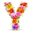 Buchstabe Blume - Y