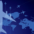 airplane, background