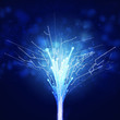fiber optics and circuit board ,technology background