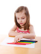 Girl drawing