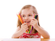 Girl drawing