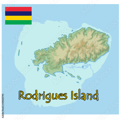 Map Rodrigues
