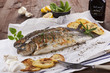 Grilled trouts.