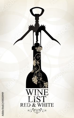 Vector: Wine list design Wine list design