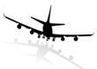 flugzeug spiegelbild