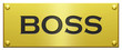 "Boss" Engraved Plaque