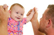 Smiling happy baby