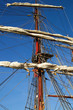 mast of old sailing ship mast of old sailing ship