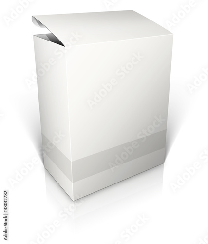 Illustration: Round box. Software box Round box. Software box