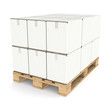 Pallet with Cardboard boxes