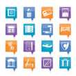 bank, business, finance and office icons