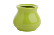 An empty ceramic sugar bowl