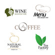 Elements of corporate identity, food and drink industry