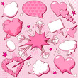 Love speech bubbles