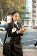 businesswoman in the morning