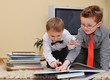 Foto: boys with books boys with books