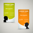 Vector Set of modern business card templates