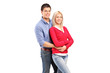 Young loving couple in an embrace