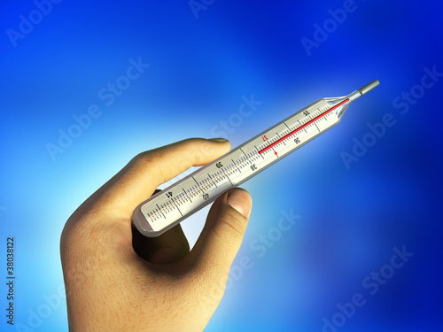 Illustration: Medical thermometer Medical thermometer