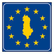 Albania European button Albania European button