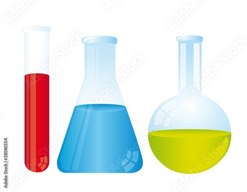 Vektor: test tubes test tubes