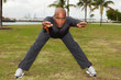 Foto: Handsome personal trainer outdoors Handsome personal trainer outdoors