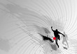 stylish power football kick with dynamic splash background. stylish power football kick with dynamic splash background.