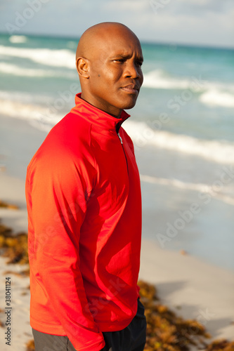 Photo: Handsome Man Outdoor Portrait in Miami South Beach Handsome Man Outdoor Portrait in Miami South Beach
