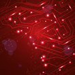 circuit board vector background, technology illustration eps10