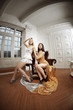 Two luxury fashion woman Two luxury fashion woman