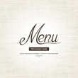 Restaurant menu design