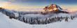Roszutec peak in sunset - Slovakia mountain Fatra