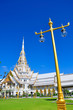 A great marble church, Wat Sothorn, Chachoengsao Thailand