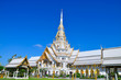 A great marble church, Wat Sothorn, Chachoengsao Thailand