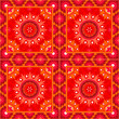 Oriental style seamless ornament traditional decorative elements