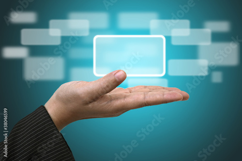 Photo: Hand Hold Button Hand Hold Button