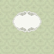 Template frame design for greeting card .