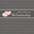 Valentinstag Gruskarte dunkel